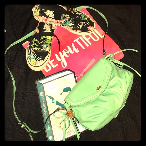 Juicy Couture Handbags - NWT JUICY COUTURE BOHO MINT TEAL PVC CROSSBODY BAG